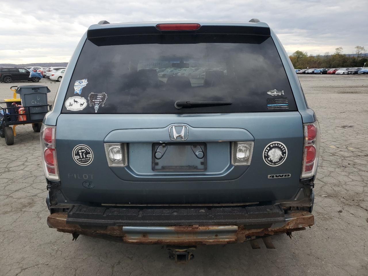 2006 Honda Pilot Ex VIN: 2HKYF18566H543162 Lot: 87237615