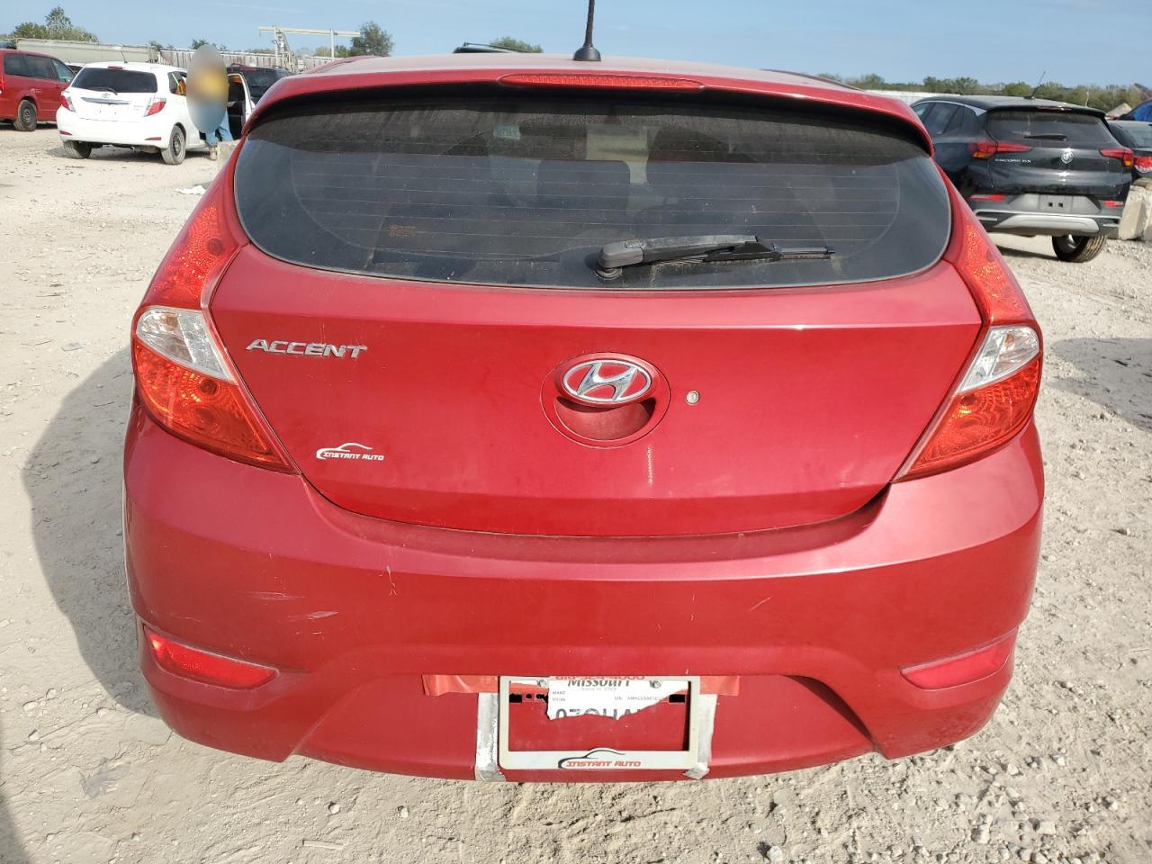 2012 Hyundai Accent Gls VIN: KMHCU5AE1CU043439 Lot: 86218515