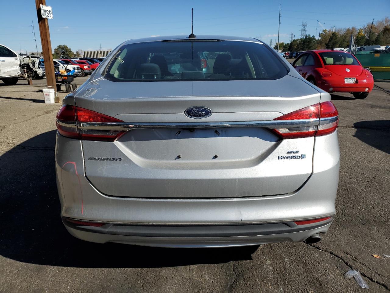 2017 Ford Fusion Se Hybrid VIN: 3FA6P0LU6HR318128 Lot: 90273515