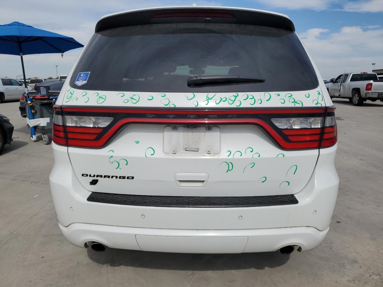 2022 Dodge Durango Sxt VIN: 1C4RDJAG6NC161889 Lot: 86684815