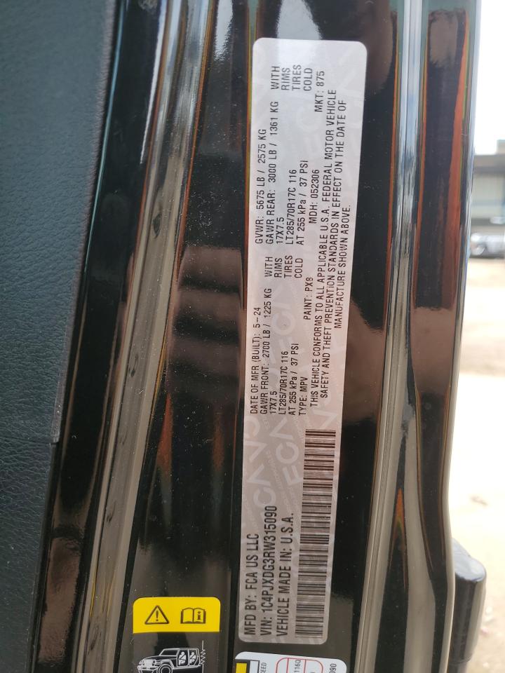 2024 Jeep Wrangler Sport VIN: 1C4PJXDG3RW315090 Lot: 85836695