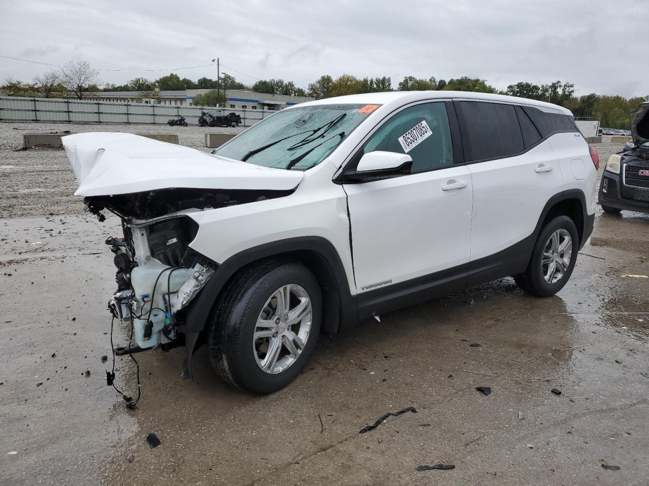 2020 GMC Terrain Sle white null gas 3GKALMEV4LL165973 photo #1
