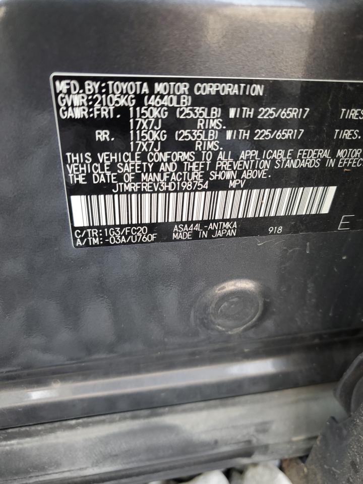 2017 Toyota Rav4 Xle VIN: JTMRFREV3HD198754 Lot: 81991915