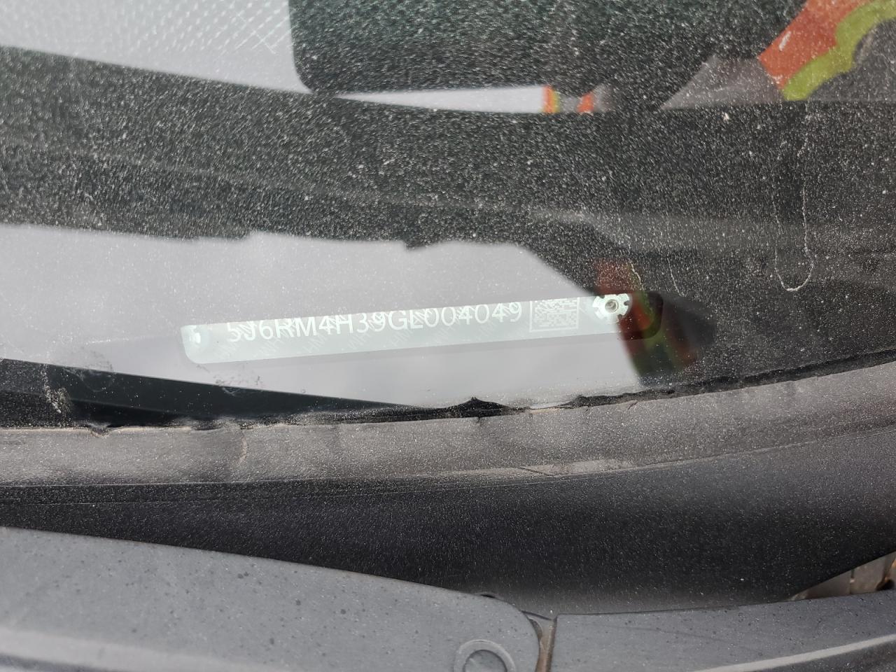 2016 Honda Cr-V Lx VIN: 5J6RM4H39GL004049 Lot: 85923405