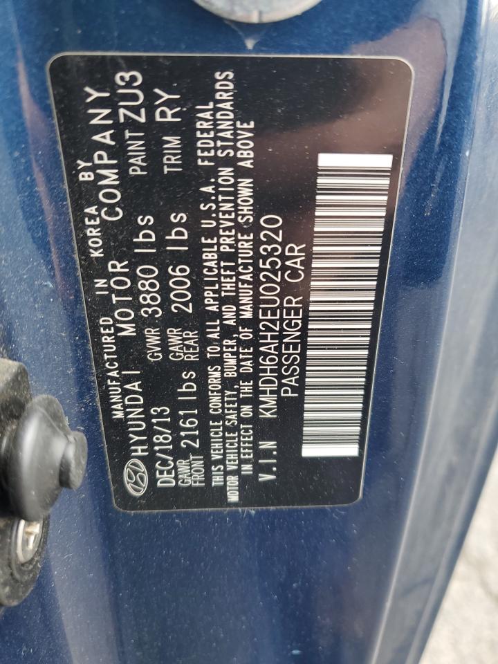 2014 Hyundai Elantra Coupe Gs VIN: KMHDH6AH2EU025320 Lot: 86836065