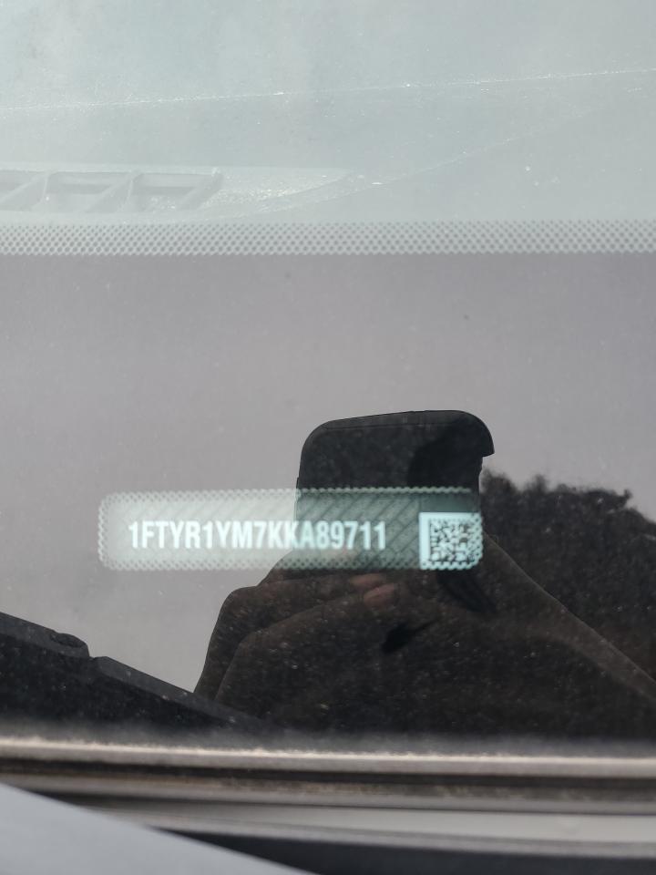 2019 Ford Transit T-250 VIN: 1FTYR1YM7KKA89711 Lot: 86281815