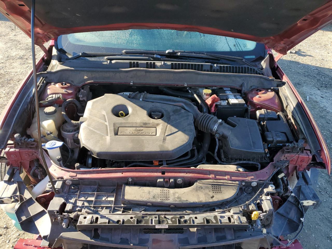 2015 Ford Fusion Titanium VIN: 3FA6P0K90FR116203 Lot: 86333355