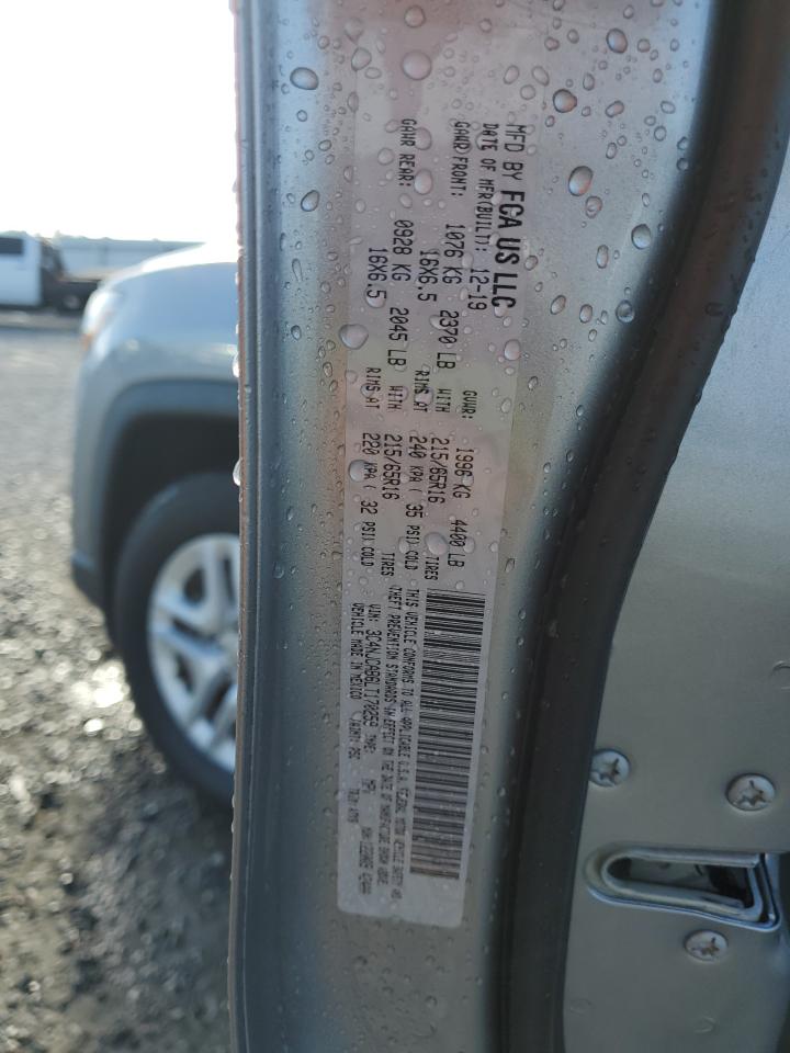 2020 Jeep Compass Sport VIN: 3C4NJCAB6LT170259 Lot: 86464605