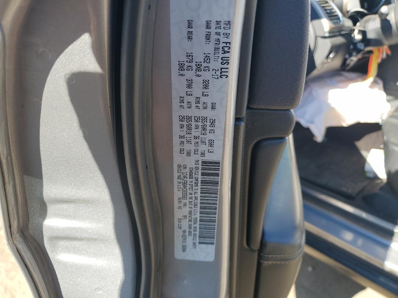 2017 Jeep Grand Cherokee Limited VIN: 1C4RJFBG4HC835563 Lot: 84922095