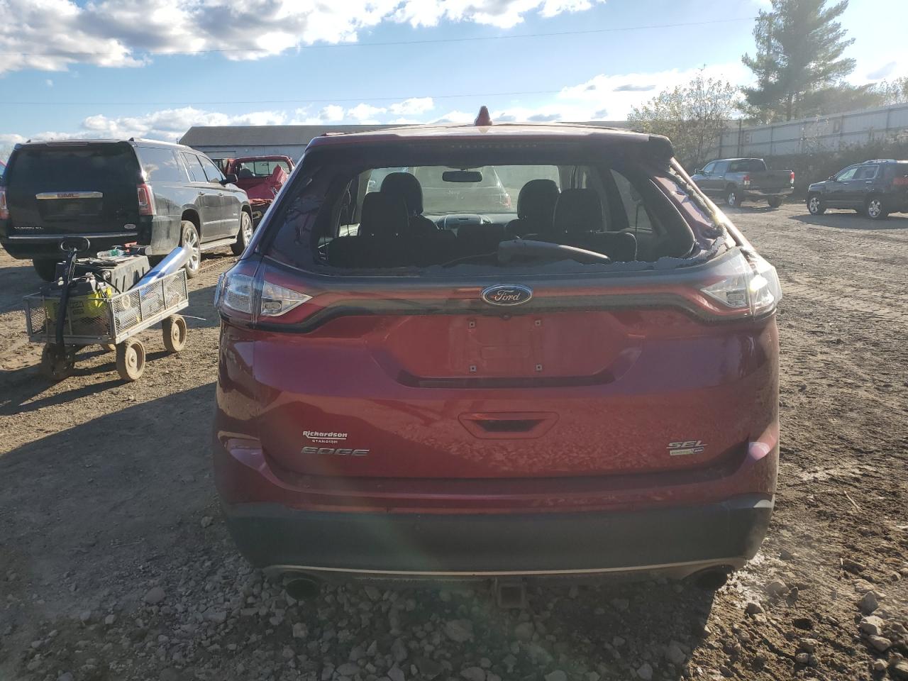 2018 Ford Edge Sel VIN: 2FMPK4J93JBB04412 Lot: 90455145