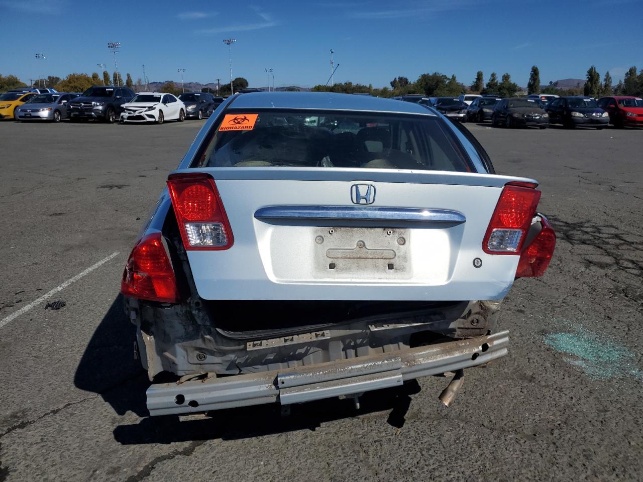 2003 Honda Civic Hybrid VIN: JHMES96653S011325 Lot: 87267295