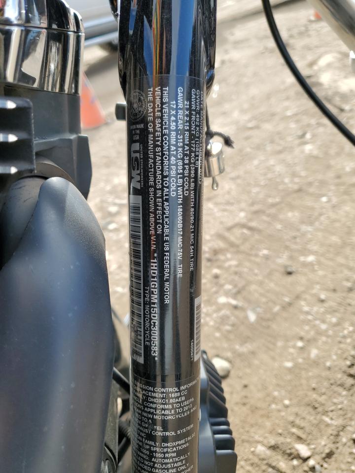 2013 Harley-Davidson Fxdwg Dyna Wide Glide VIN: 1HD1GPM15DC300583 Lot: 82331605