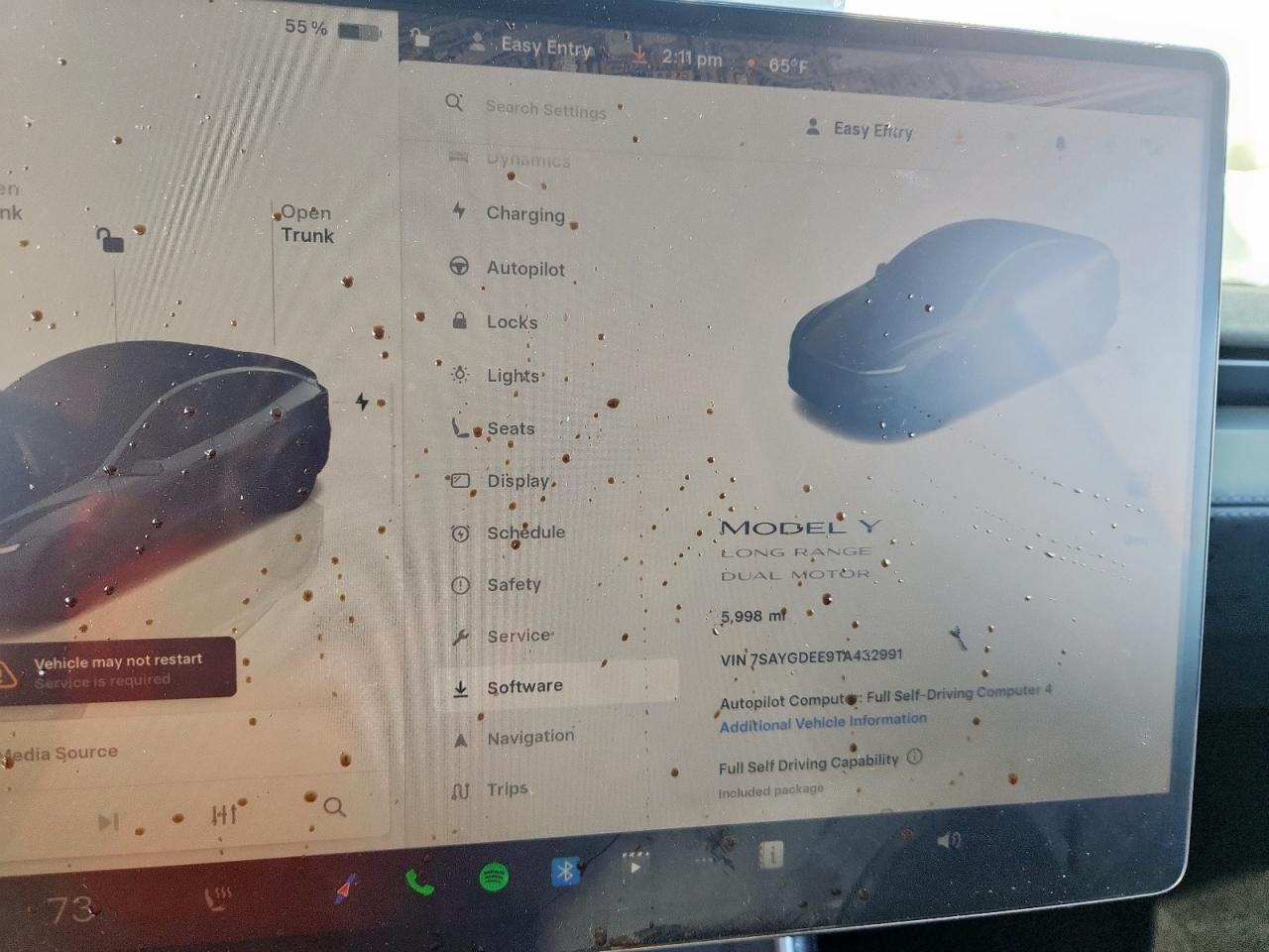 2026 Tesla Model Y VIN: 7SAYGDEE9TA432991 Lot: 90587895