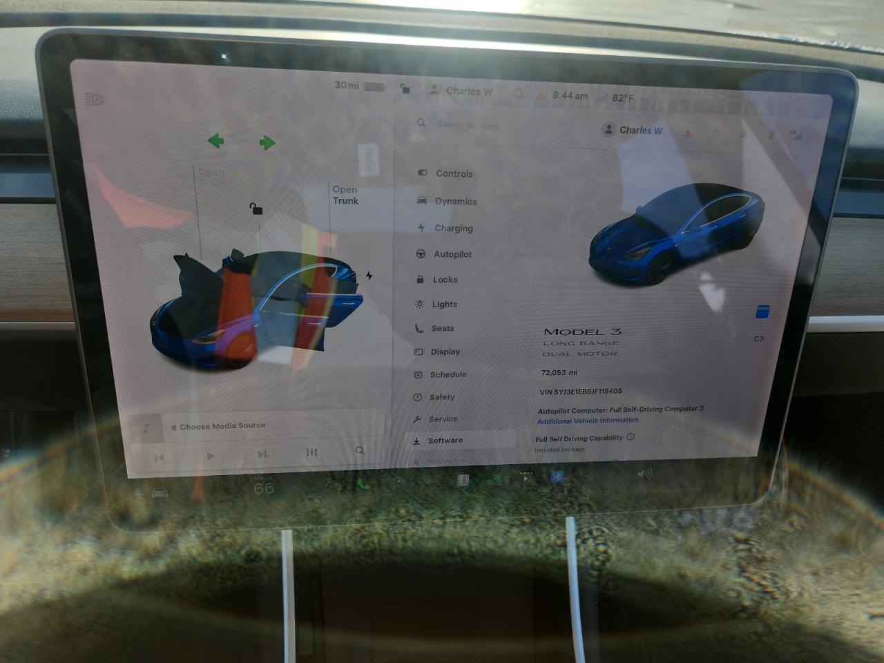 2018 Tesla Model 3 VIN: 5YJ3E1EB5JF115405 Lot: 85671295