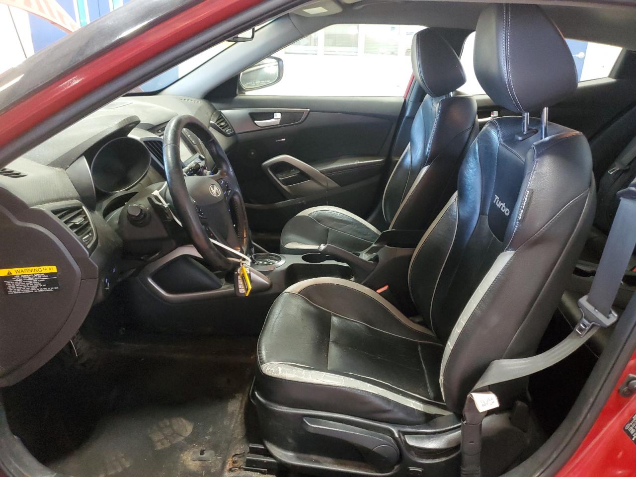 2013 Hyundai Veloster Turbo VIN: KMHTC6AE5DU142985 Lot: 82005395