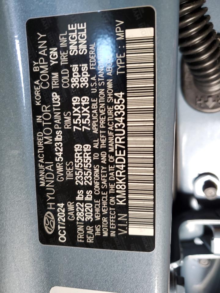 2024 Hyundai Ioniq 5 Limited VIN: KM8KR4DE7RU343854 Lot: 85585665