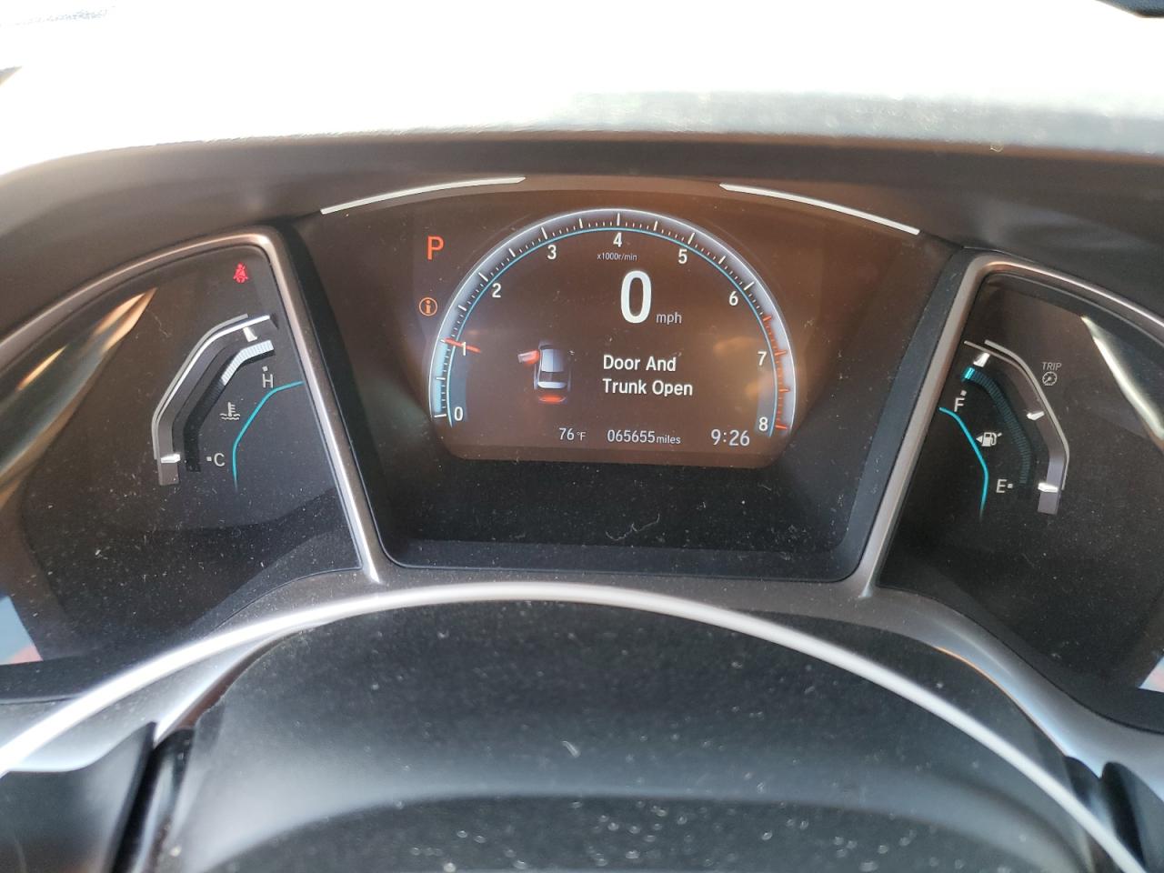 2019 Honda Civic Touring VIN: JHMFC1F96KX002292 Lot: 85280095