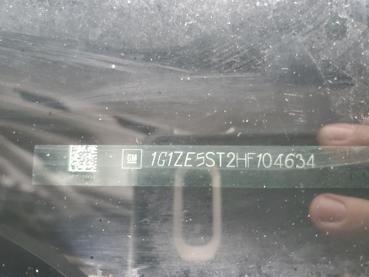 2017 Chevrolet Malibu Lt VIN: 1G1ZE5ST2HF104634 Lot: 90625965