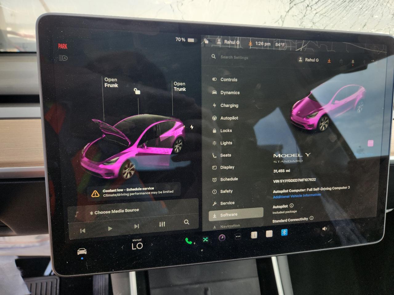 2021 Tesla Model Y VIN: 5YJYGDED7MF107622 Lot: 71358395