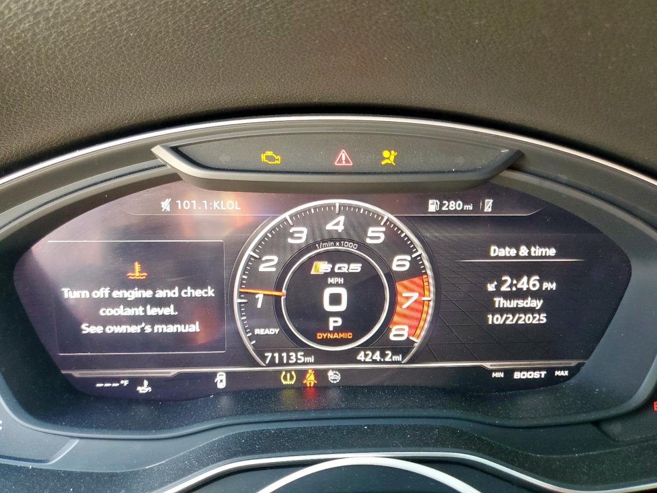 2018 Audi Sq5 Prestige VIN: WA1C4AFYXJ2047847 Lot: 84872945