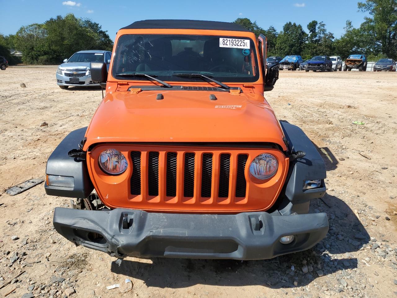 2018 Jeep Wrangler Unlimited Sport VIN: 1C4HJXDG0JW180966 Lot: 82193225