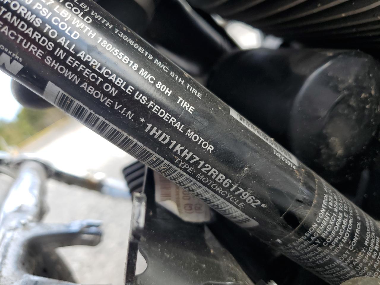 2024 Harley-Davidson Fltrx VIN: 1HD1KH712RB617962 Lot: 90480755