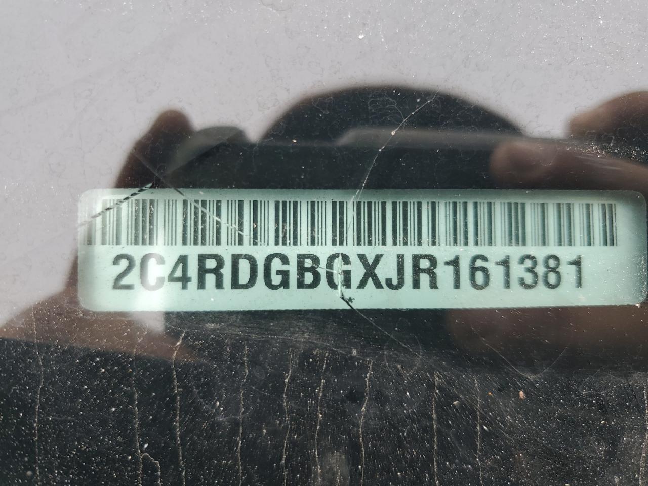 2018 Dodge Grand Caravan Se VIN: 2C4RDGBGXJR161381 Lot: 90659815