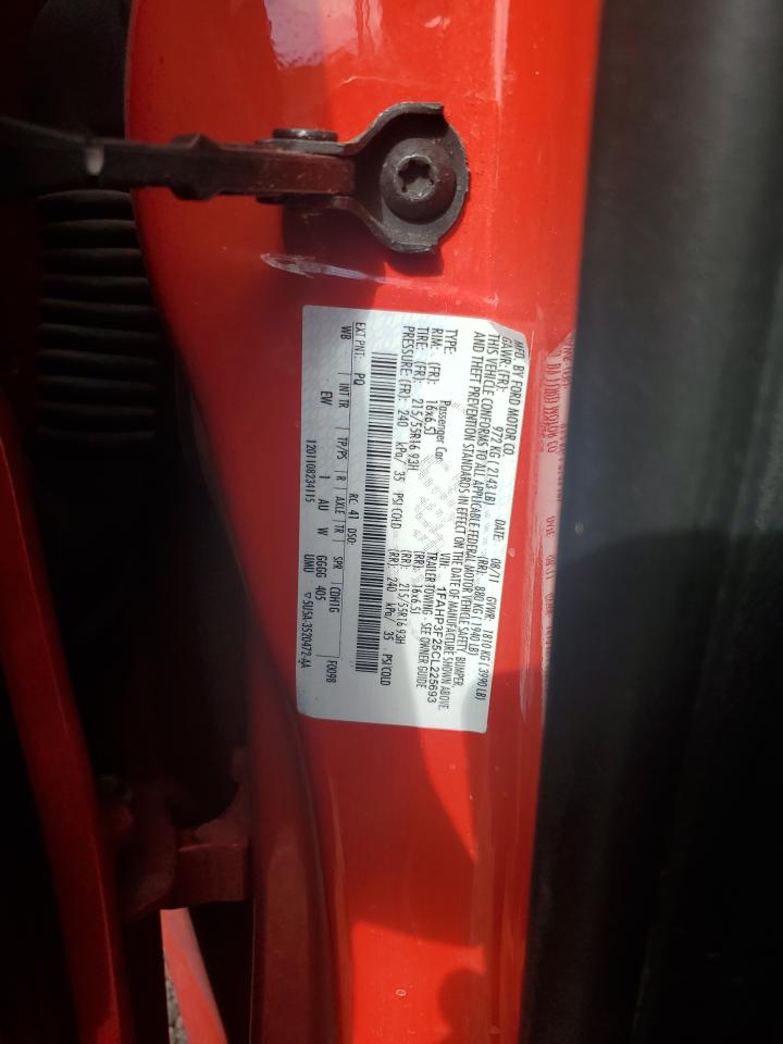 2012 Ford Focus Se VIN: 1FAHP3F25CL225693 Lot: 82182585