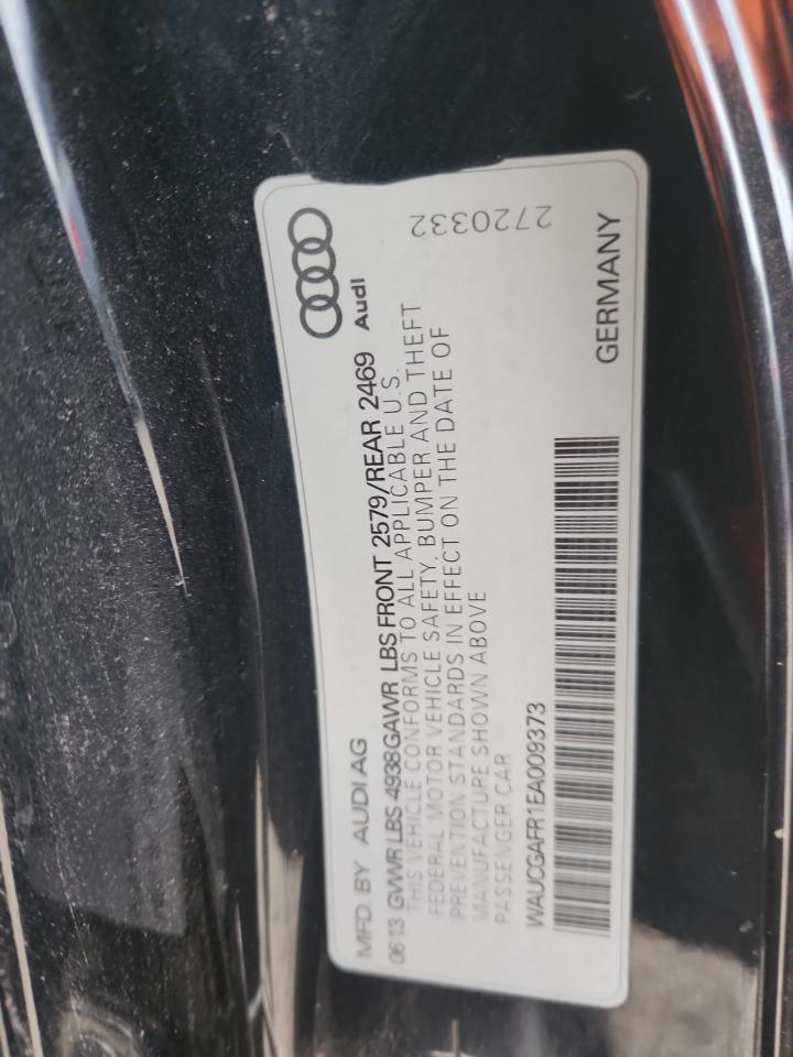 2014 Audi S5 Premium Plus VIN: WAUCGAFR1EA009373 Lot: 86507885