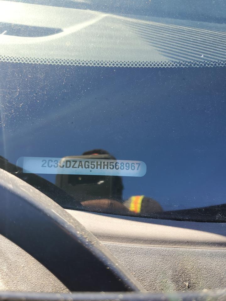 2017 Dodge Challenger Sxt VIN: 2C3CDZAG5HH568967 Lot: 91330845