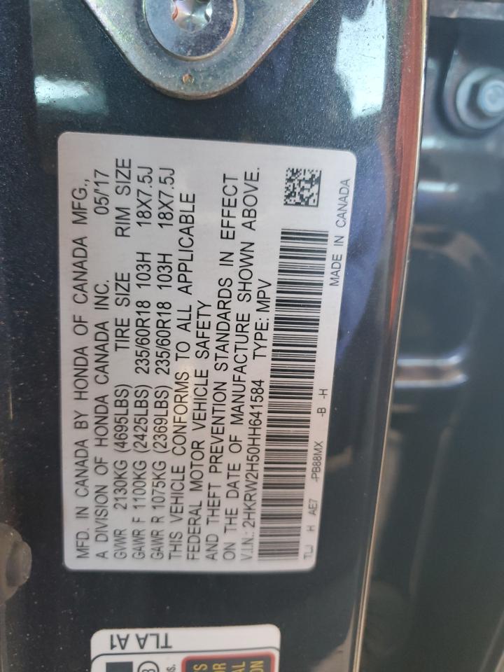 2017 Honda Cr-V Ex VIN: 2HKRW2H50HH641584 Lot: 82178065