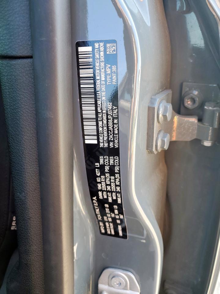 2018 Jeep Renegade Latitude VIN: ZACCJABB8JPJ07482 Lot: 81955005