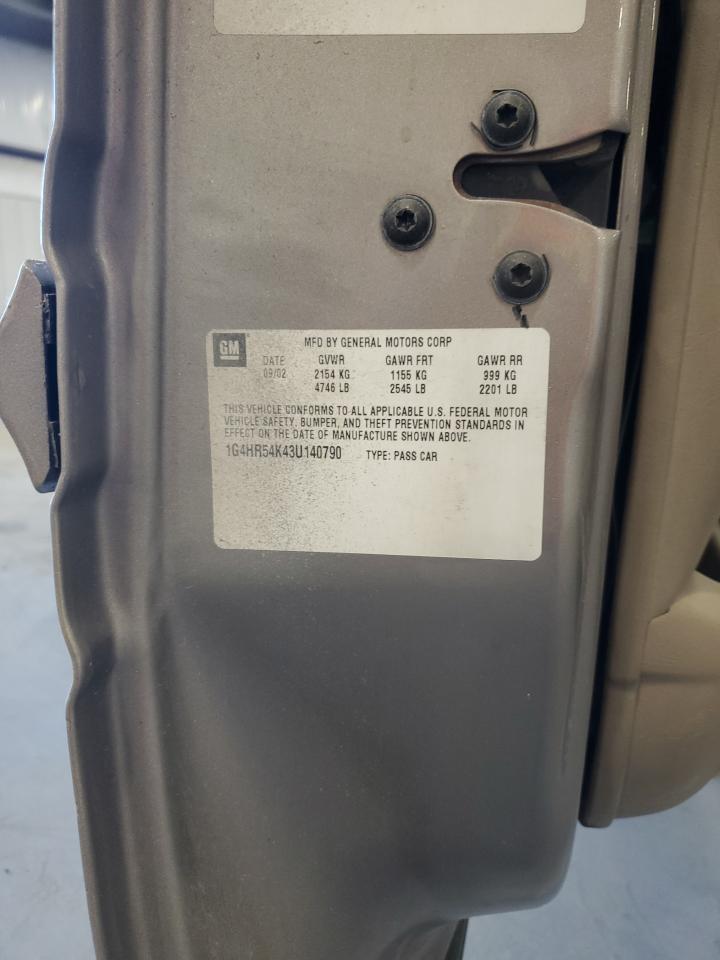 2003 Buick Lesabre Limited VIN: 1G4HR54K43U140790 Lot: 86530495