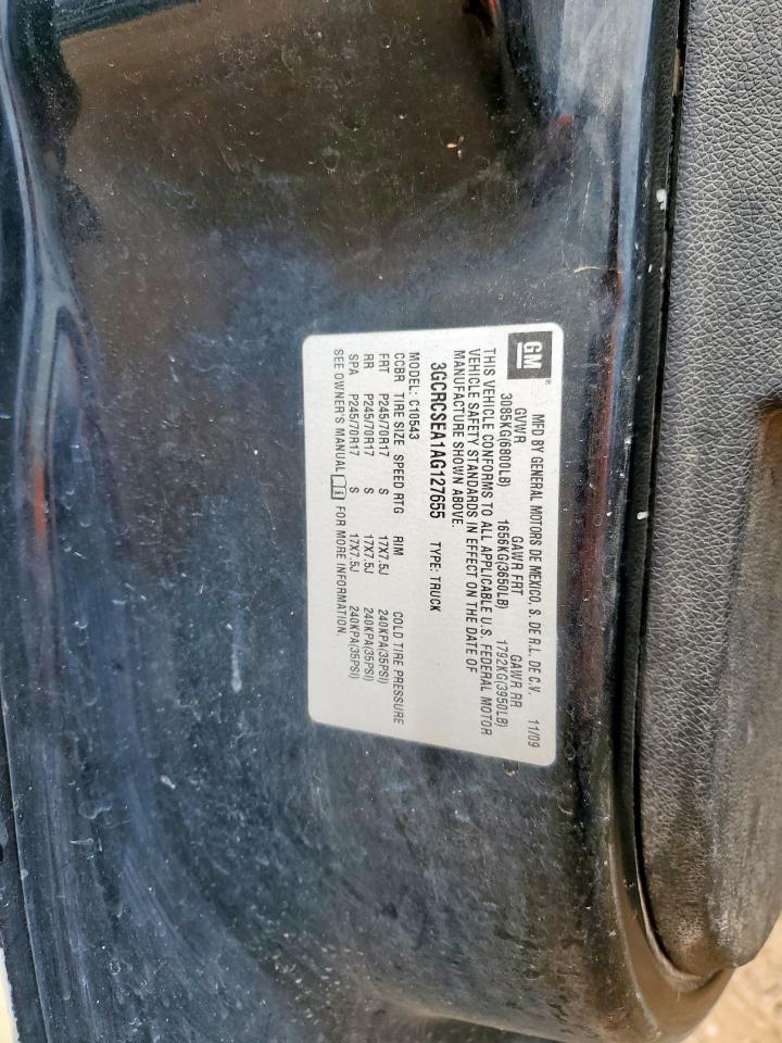 2010 Chevrolet Silverado C1500 Lt VIN: 3GCRCSEA1AG127655 Lot: 84185655