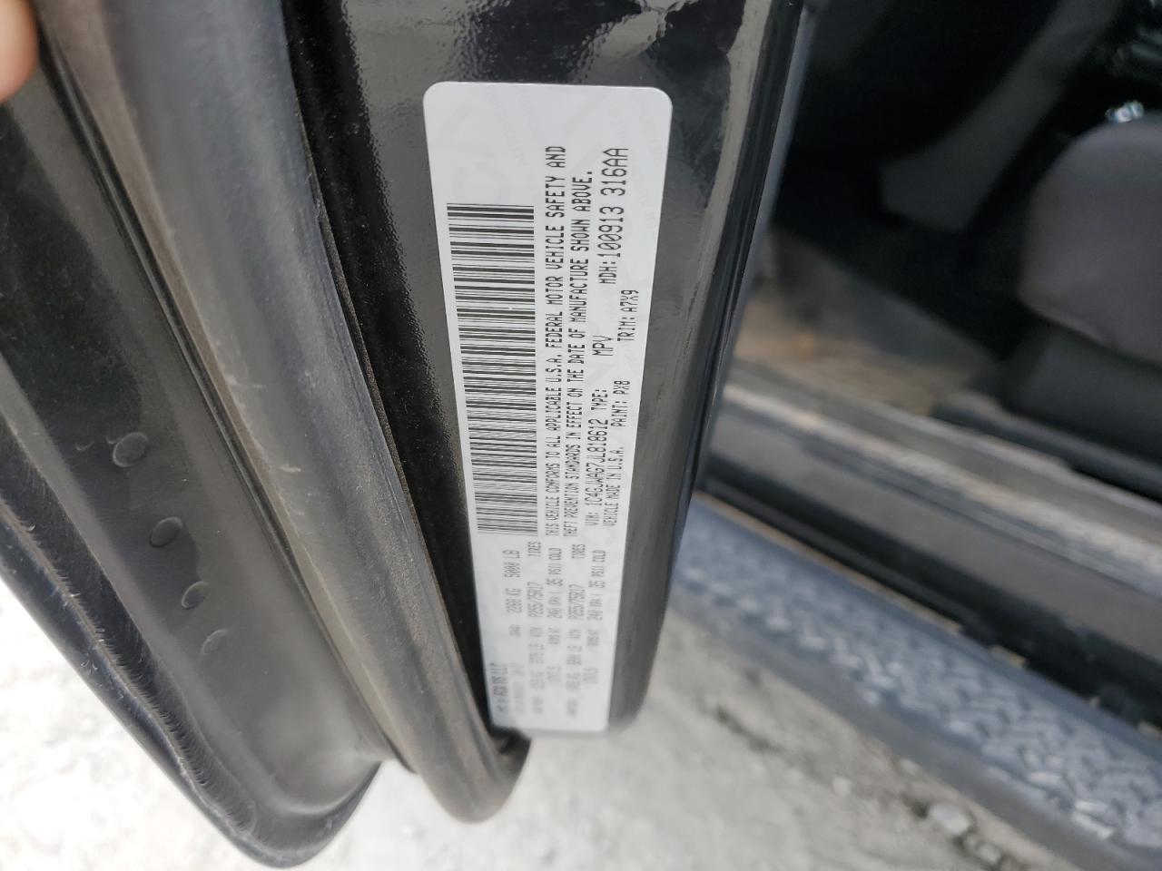 2018 Jeep Wrangler Sport VIN: 1C4GJWAG7JL818612 Lot: 85856455