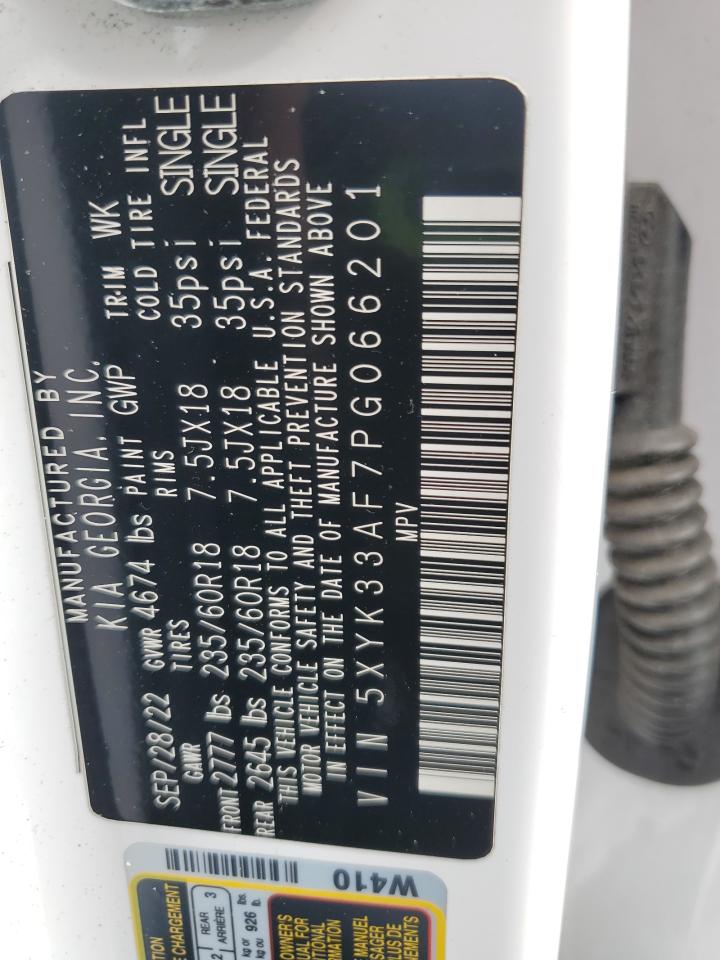 2023 Kia Sportage Ex VIN: 5XYK33AF7PG066201 Lot: 82189585