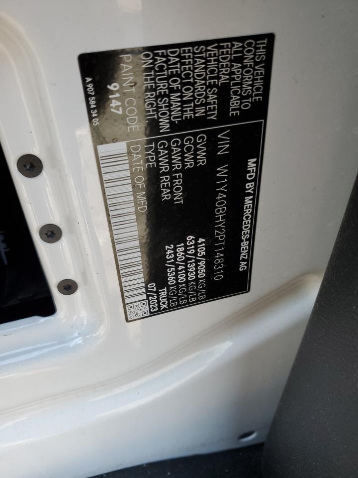 2023 Mercedes-Benz Sprinter 2500 VIN: W1Y40BHY2PT148310 Lot: 82283445