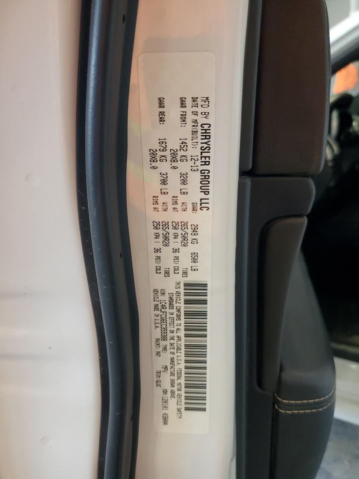 2014 Jeep Grand Cherokee Overland VIN: 1C4RJFCG6EC359388 Lot: 85669855