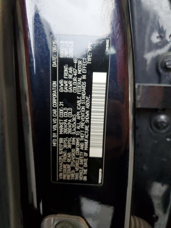 2016 Volvo Xc90 T6 VIN: YV4A22PL1G1017188 Lot: 85515615