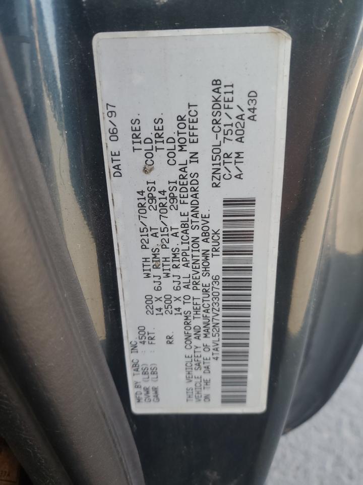 1997 Toyota Tacoma Xtracab VIN: 4TAVL52N7VZ330736 Lot: 82432415