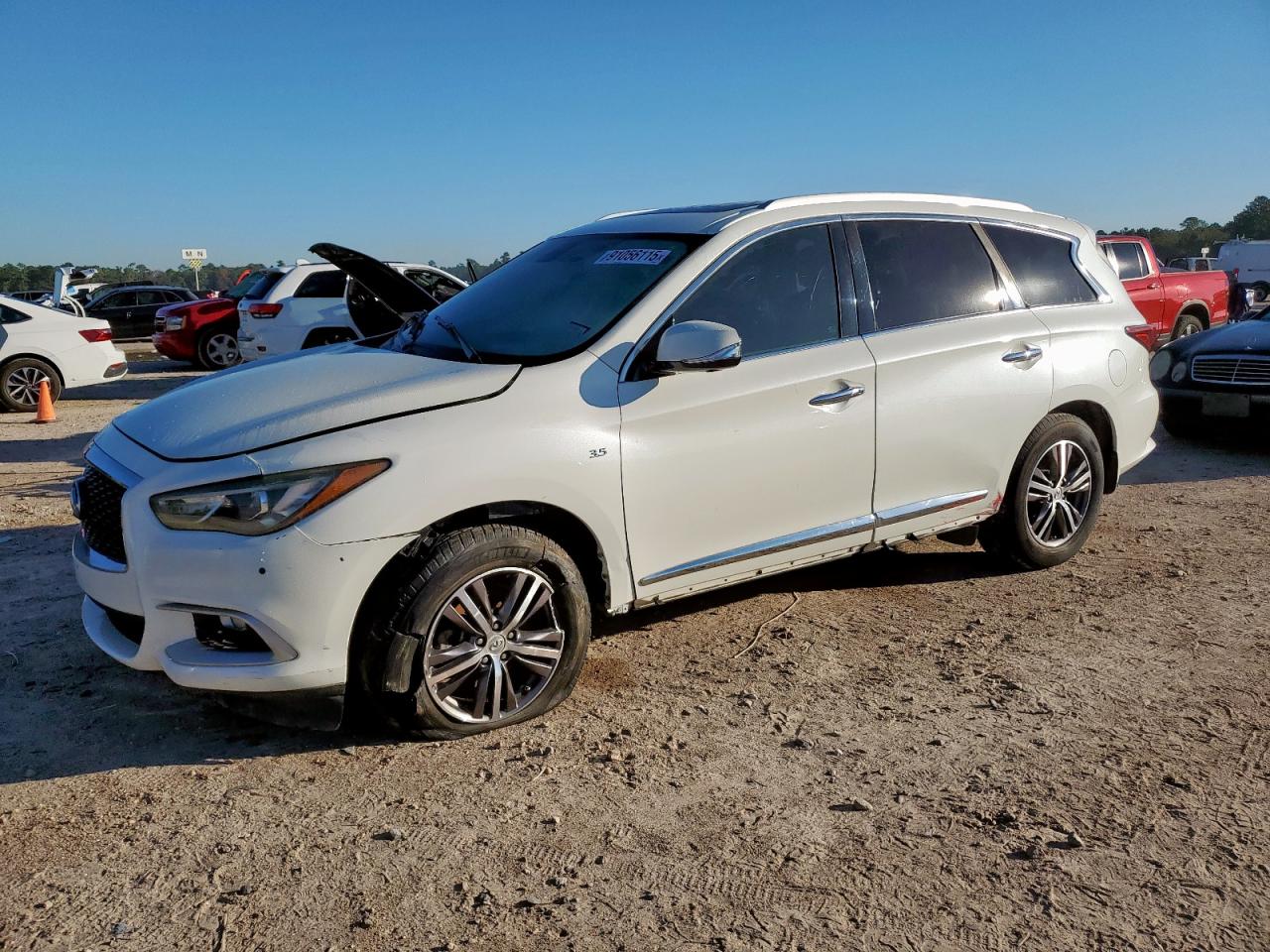 2017 Infiniti Qx60 white null gas 5N1DL0MM1HC544258 photo #1