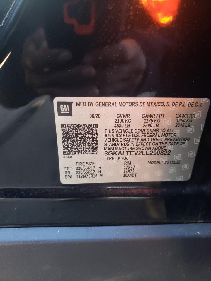 2020 GMC Terrain Sle VIN: 3GKALTEV2LL290822 Lot: 82740465