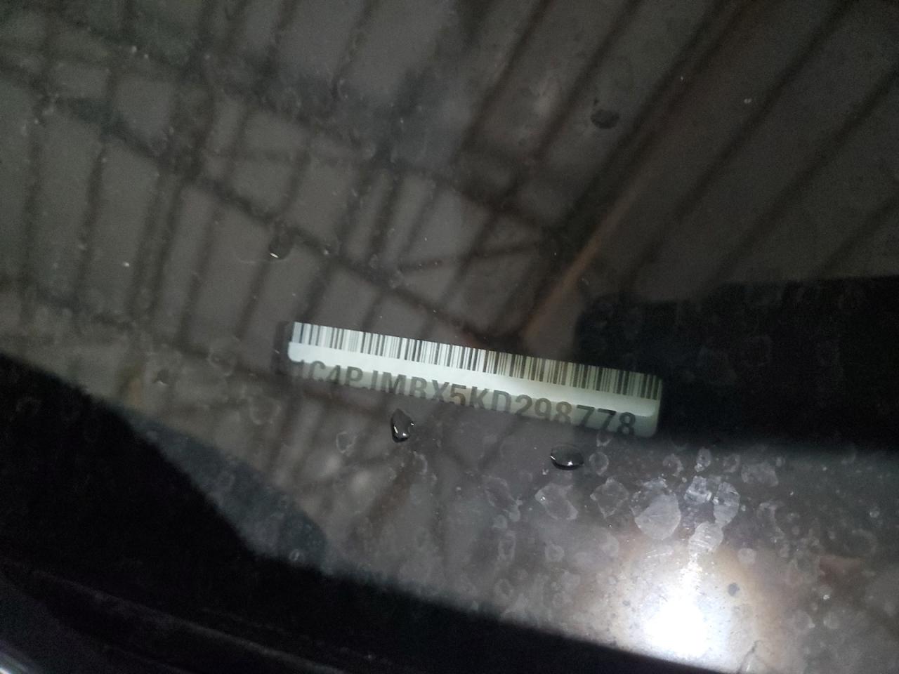 2019 Jeep Cherokee Trailhawk VIN: 1C4PJMBX5KD298778 Lot: 87206885