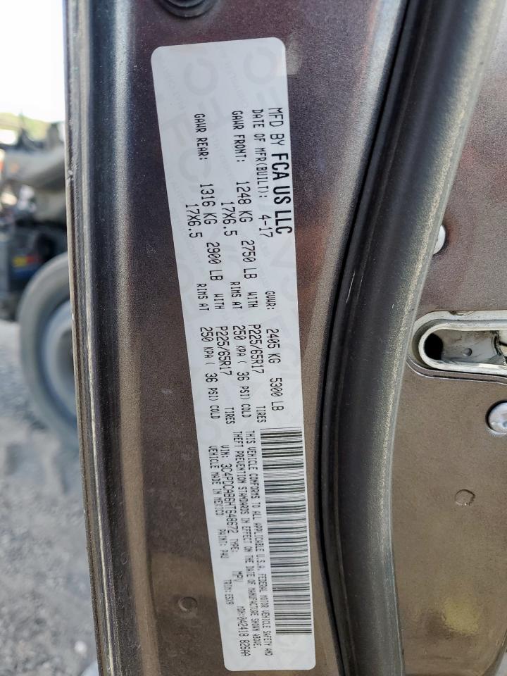 2017 Dodge Journey Se VIN: 3C4PDCAB6HT648672 Lot: 82222245