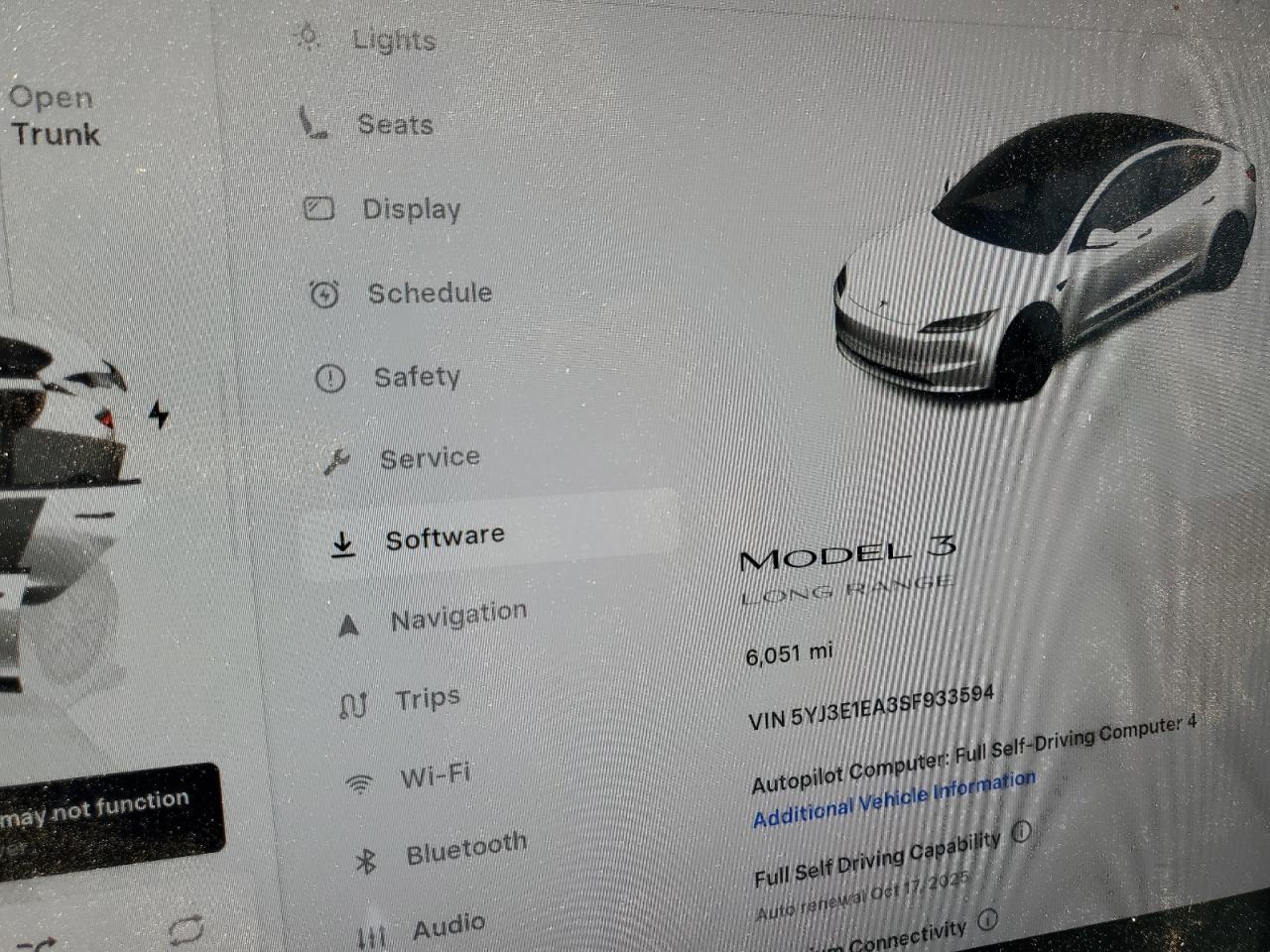 2025 Tesla Model 3 VIN: 5YJ3E1EA3SF933594 Lot: 84966175