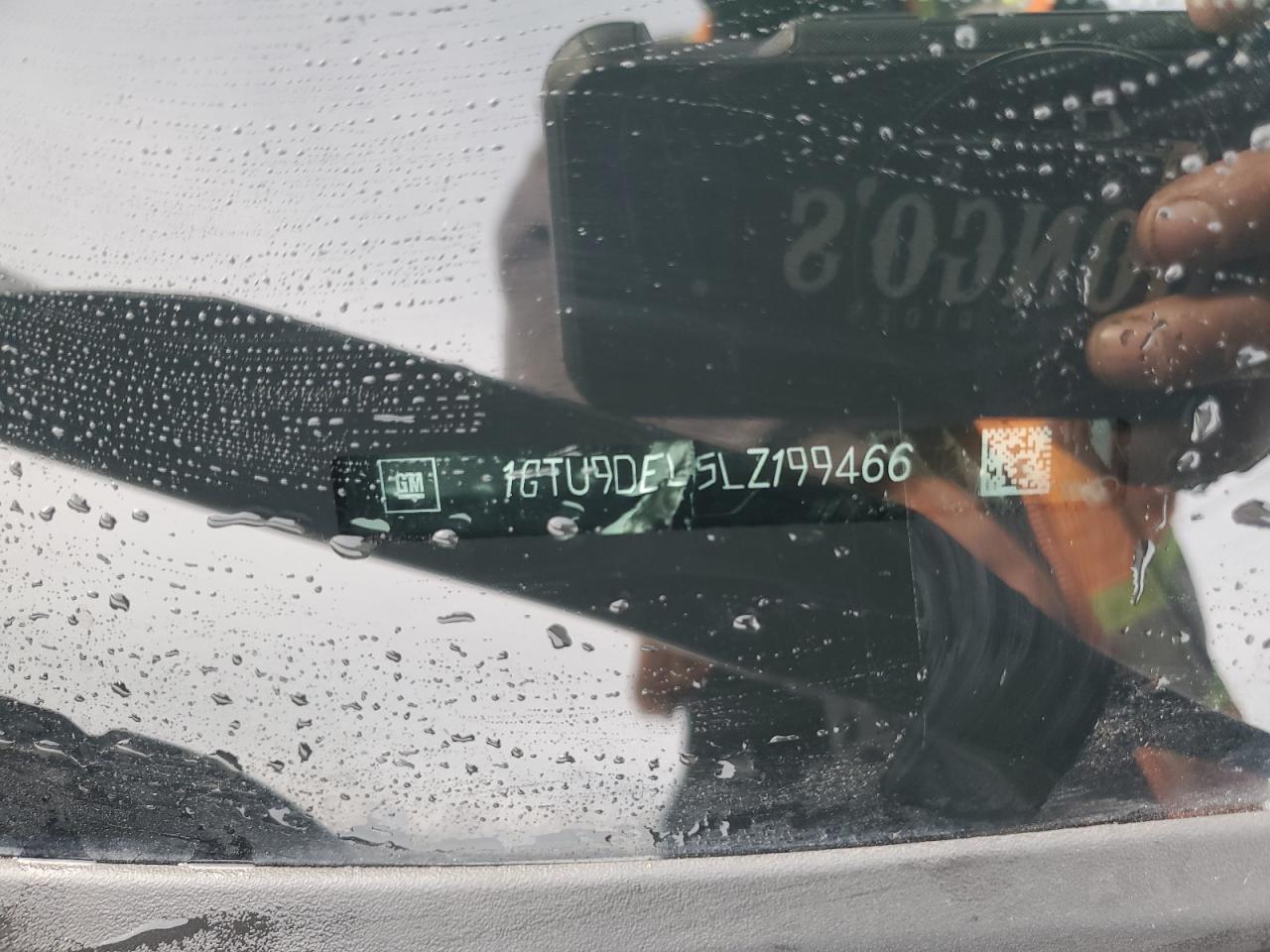 2020 GMC Sierra K1500 Slt VIN: 1GTU9DEL5LZ199466 Lot: 86846265