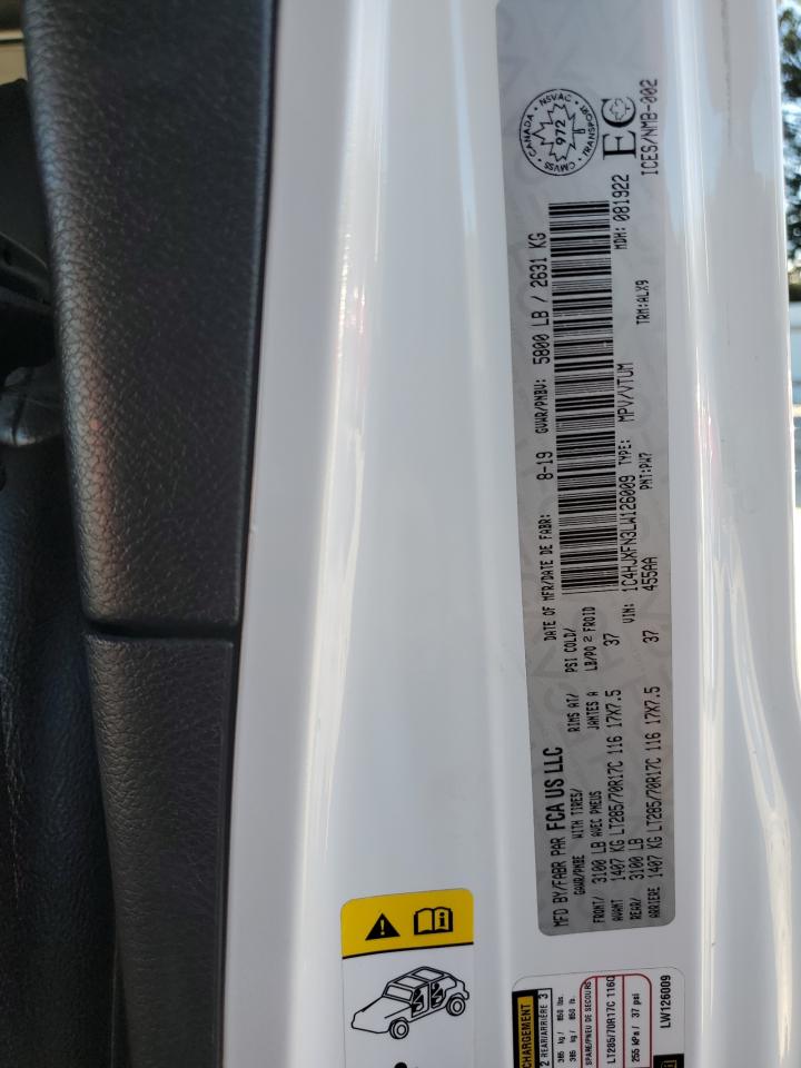 2020 Jeep Wrangler Unlimited Rubicon VIN: 1C4HJXFN3LW126009 Lot: 82269805