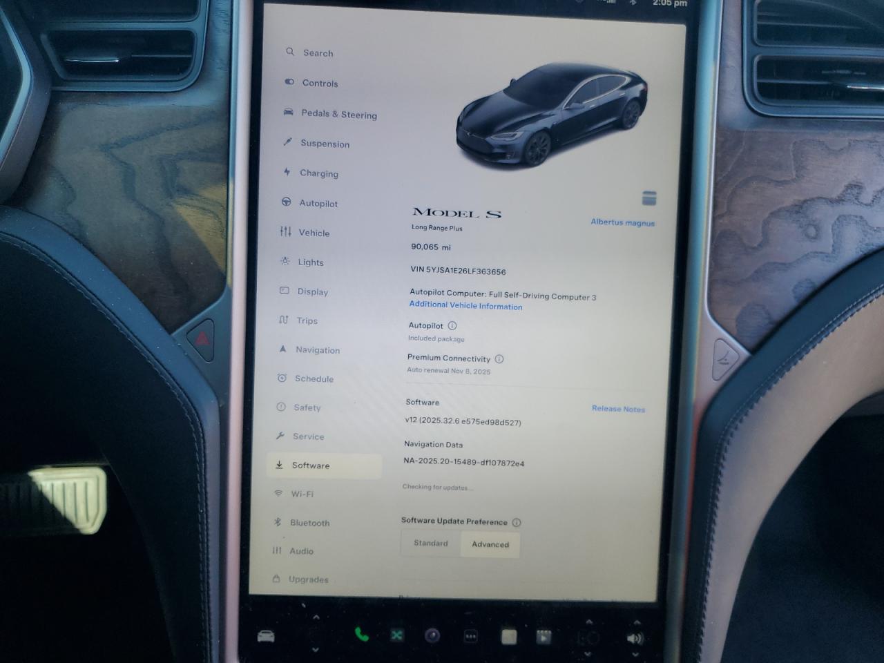 2020 Tesla Model S VIN: 5YJSA1E26LF363656 Lot: 87000965