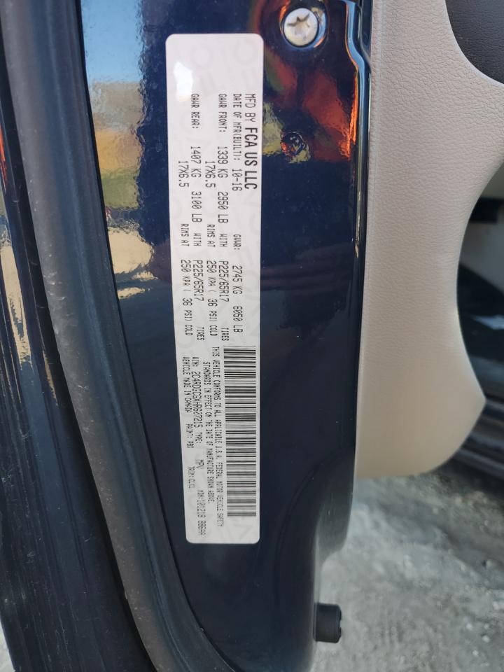 2017 Dodge Grand Caravan Sxt VIN: 2C4RDGCGXHR607215 Lot: 82681485