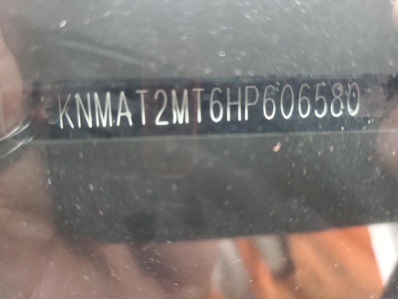 2017 Nissan Rogue S VIN: KNMAT2MT6HP606580 Lot: 85837595